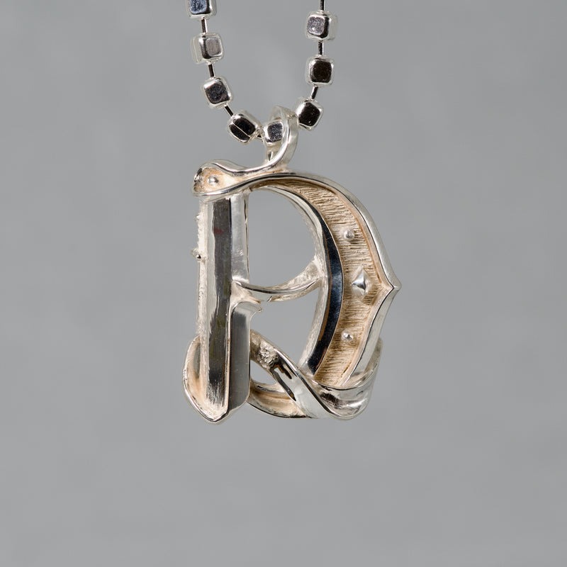 【-3/16限定】GRATAGo / Alphabet Pendant Top 'D'