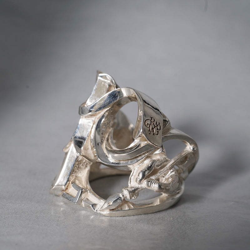 【-3/16限定】GRATAGo / Alphabet Ring 'P'