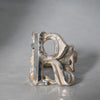 【-3/16限定】GRATAGo / Alphabet Ring 'R'