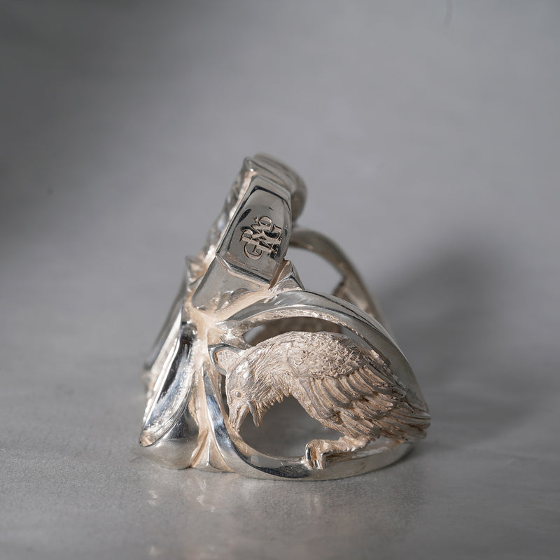 【-3/16限定】GRATAGo / Alphabet Ring 'R'