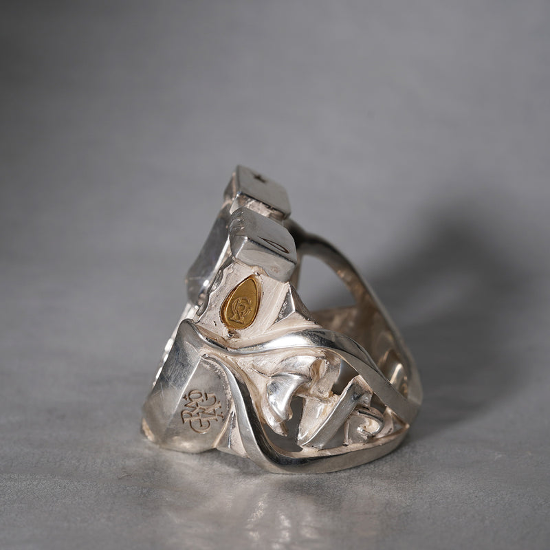 【-3/16限定】GRATAGo / Alphabet Ring 'U'