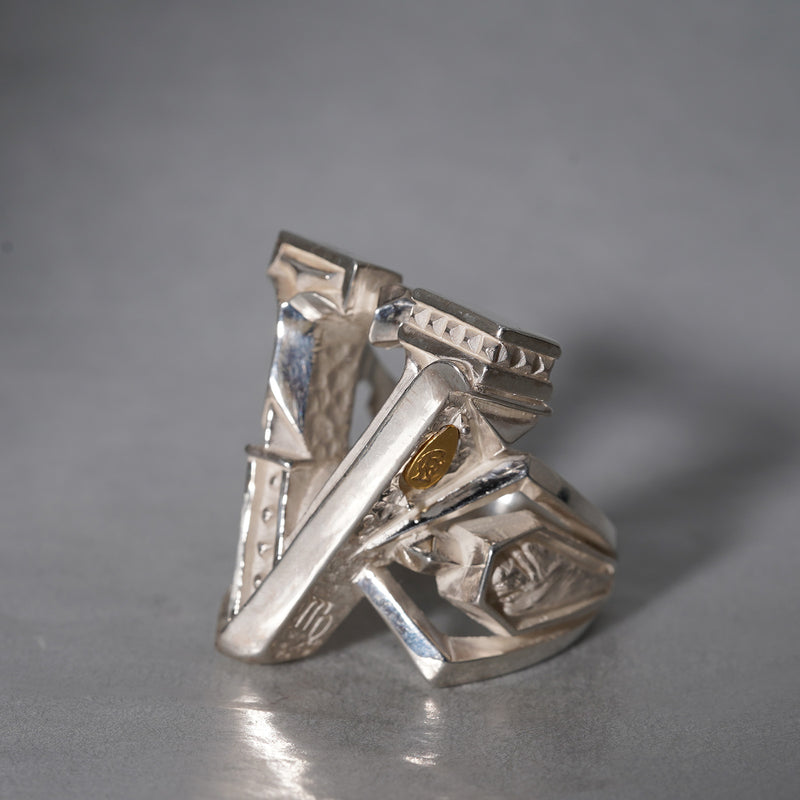 【-3/16限定】GRATAGo / Alphabet Ring 'V'