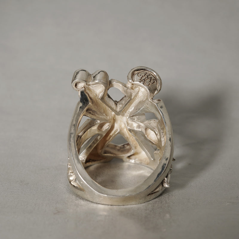 【-3/16限定】GRATAGo / Alphabet Ring 'X'