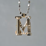 【-3/16限定】GRATAGo / Alphabet Pendant Top 'M'