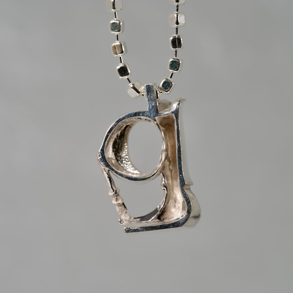 【-3/16限定】GRATAGo / Alphabet Pendant Top 'P'