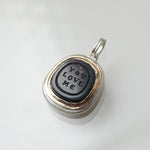 Maison de l’abeille / Intaglio ペンダントトップ ブラッドストーン「YOU LOVE ME」SV×K18YG