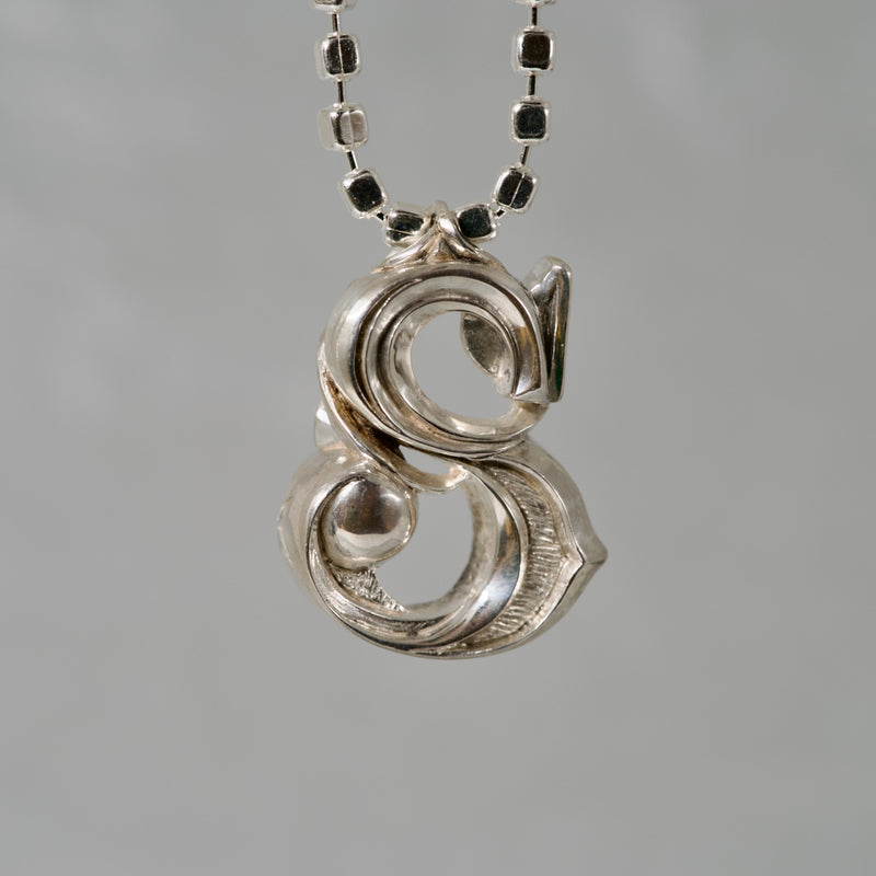 【-3/16限定】GRATAGo / Alphabet Pendant Top 'S'