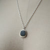 Maison de l’abeille / Intaglio ペンダントトップ ブラッドストーン「YOU LOVE ME」SV×K18YG