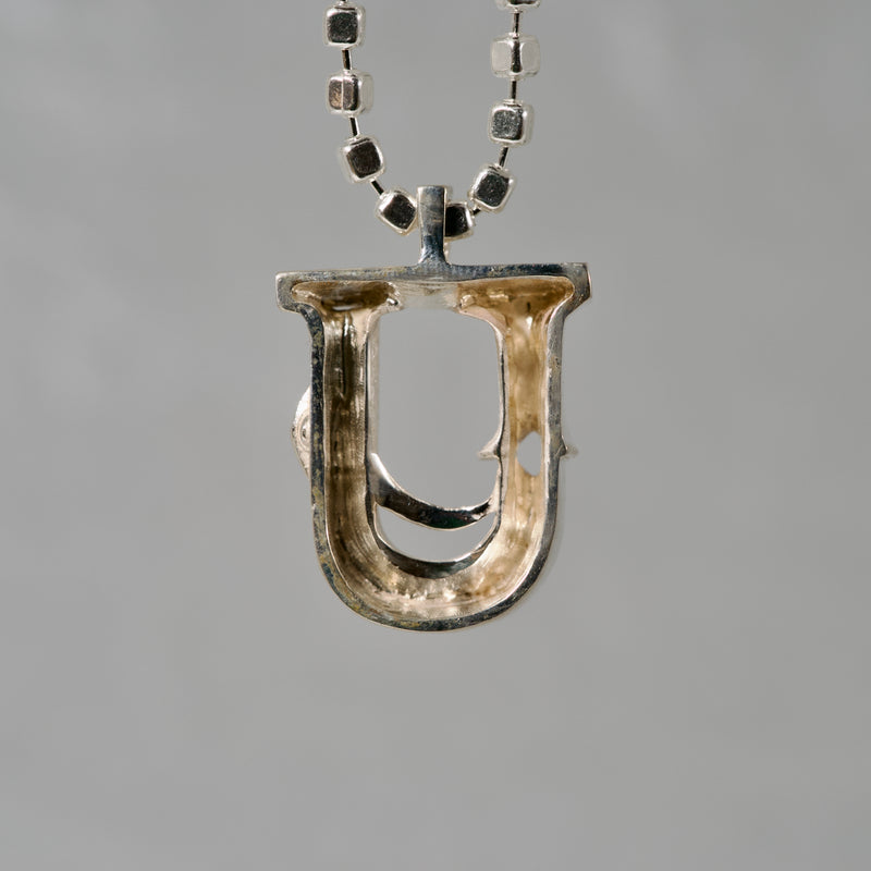 【-3/16限定】GRATAGo / Alphabet Pendant Top 'U'