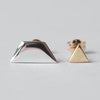 uM / FLAT CUT EARRINGS triangle (um-fcP02_CM)