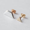 uM / FLAT CUT EARRINGS triangle (um-fcP02_CM)