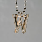 【-3/16限定】GRATAGo / Alphabet Pendant Top 'W'