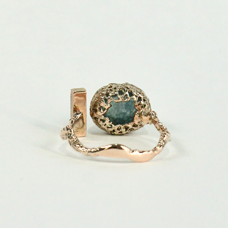Curva y Ruri JEWELRY / Sapphire & melee sapphire,dia,emerald K10