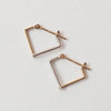 uM / PLY EARRINGS SQUARE HOOP S (um-pyP04_CM)