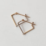 uM / PLY EARRINGS SQUARE HOOP S（um-pyP04_CM）