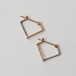 uM / PLY EARRINGS SQUARE HOOP S (um-pyP04_CM)