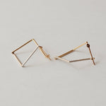 uM / PLY EARRINGS SQUARE L (um-pyP07_CM)