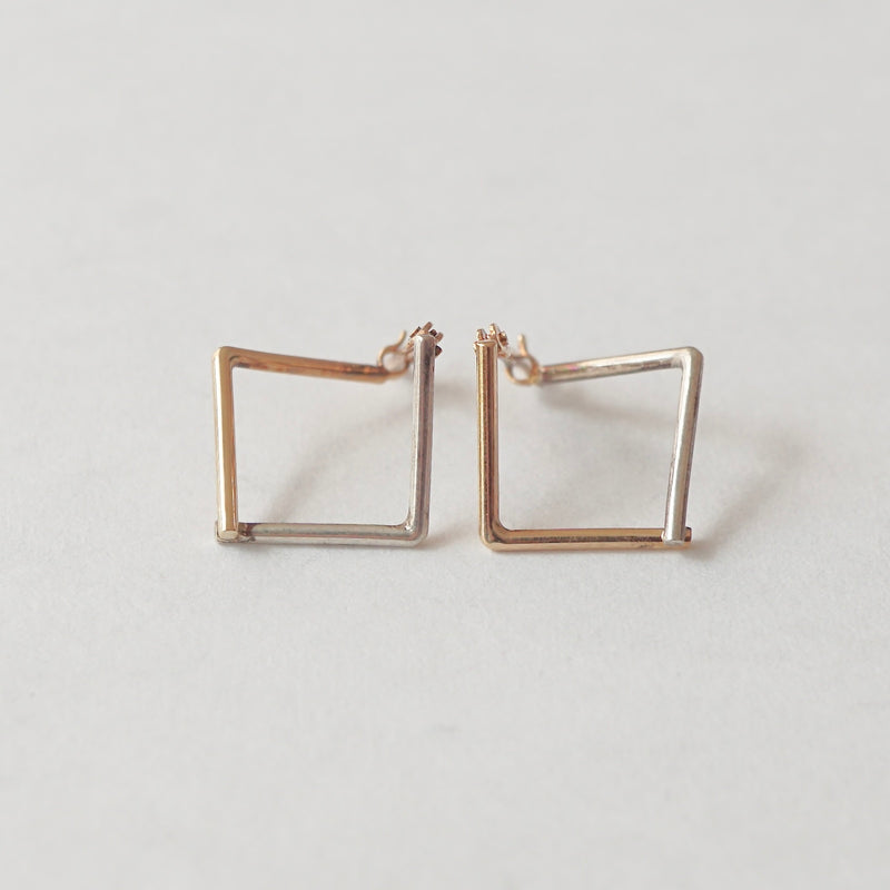 uM / PLY EARRINGS SQUARE S (um-pyP06_CM)