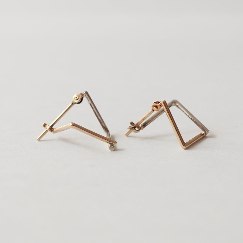 uM / PLY EARRINGS SQUARE S (um-pyP06_CM)