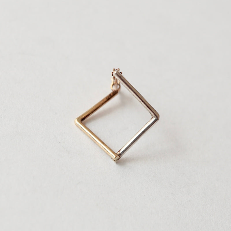 uM / PLY EARRINGS SQUARE S（um-pyP06_CM）