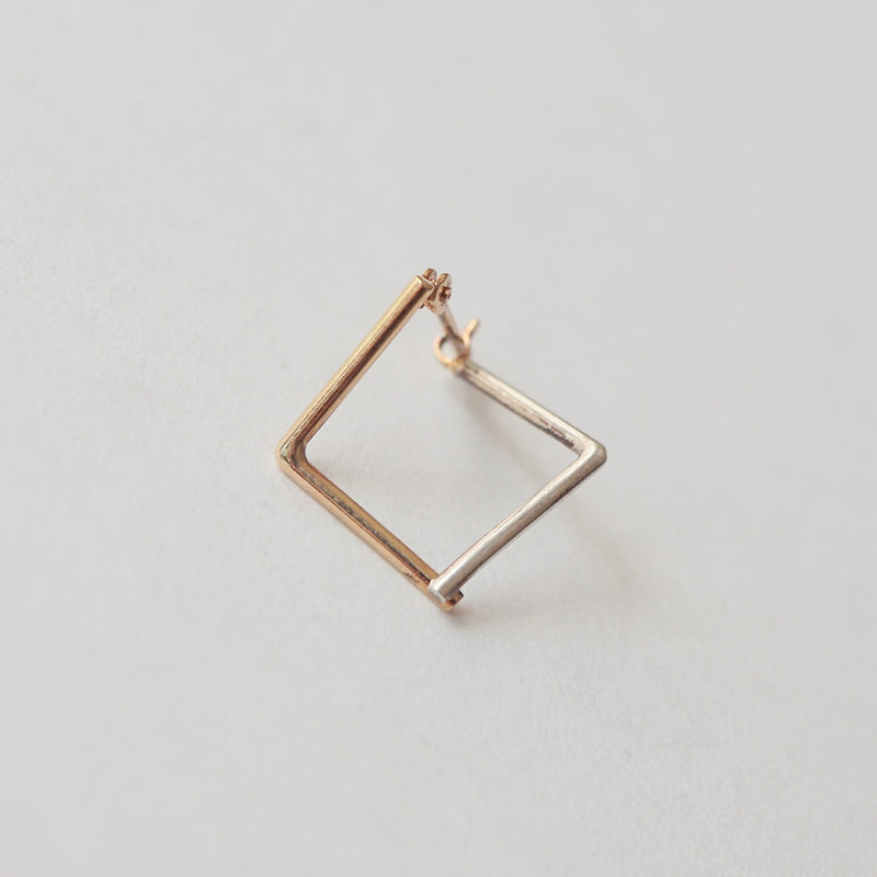 uM / PLY EARRINGS SQUARE S (um-pyP06_CM)