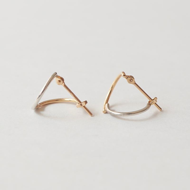 uM / PLY EARRINGS CIRCLE  （um-pyP08_CM）