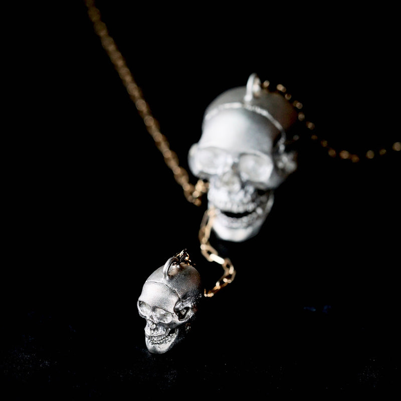 ELCAMI / Biting Skull Necklace（EN-153S/OX） – Fuligo / Fuligoshed