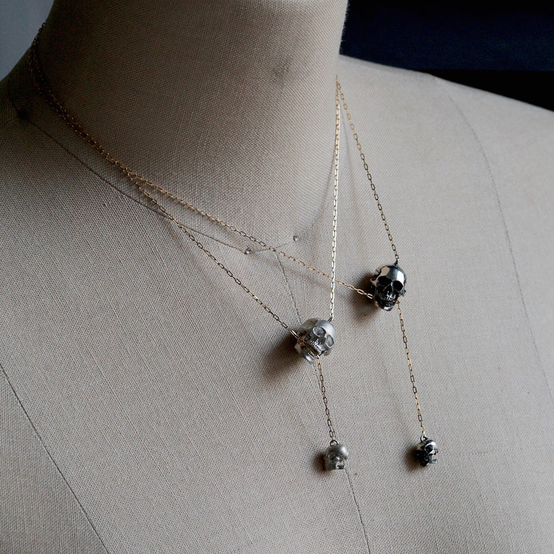 ELCAMI / Biting Skull Necklace（EN-153S/OX） – Fuligo / Fuligoshed