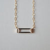hatsuyume / necklace B K10YG crystal (n-0y-bs-qu)