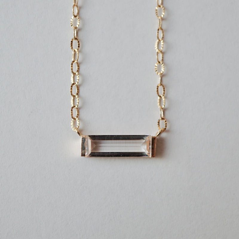 hatsuyume / necklace B K10YG crystal (n-0y-bs-qu)