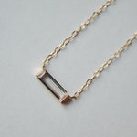 hatsuyume / necklace B K10YG crystal (n-0y-bs-qu)