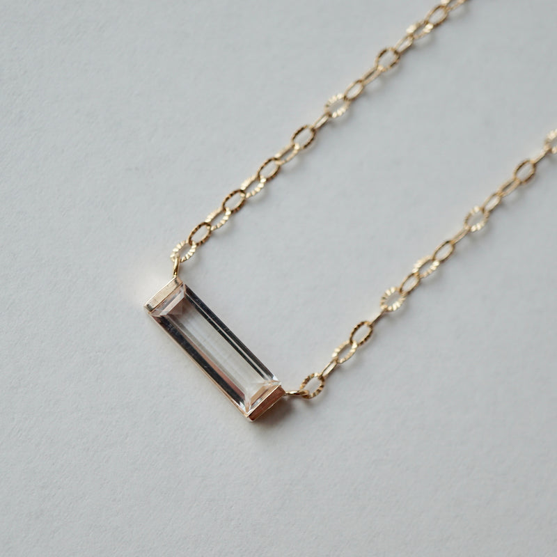 hatsuyume / necklace B K10YG crystal (n-0y-bs-qu)