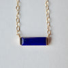 hatsuyume / necklace B K10YG Lapis Lazuli (n-0y-bs-rapi)