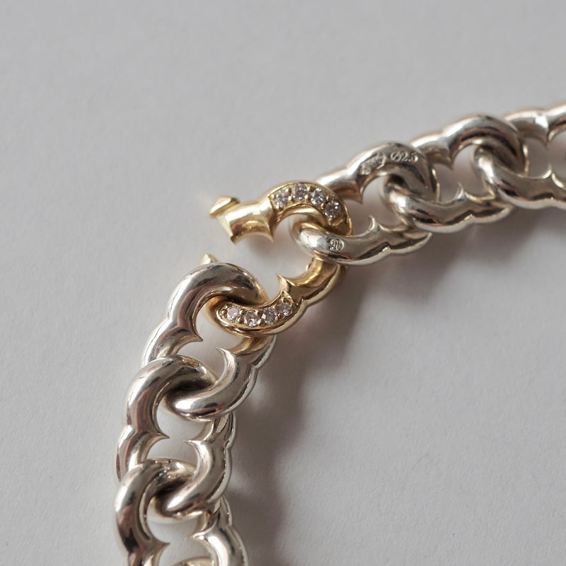 GIFTED / IMPLOSION CURVE CHAIN BRACELETΦ2.5 YGDC