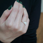 cocoon / "sea landscape ring" leaf coral S【custom-order Limited edition]