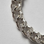 GIFTED / ICED IMPLOSION CUBAN CHAIN BRACELETΦ2.5