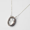 emme/Quartz 10K gold framed necklace (10K3032L)