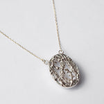 emme/Quartz 10K gold framed necklace (10K3032L)