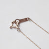 emme/Quartz 10K gold framed necklace (10K3032L)