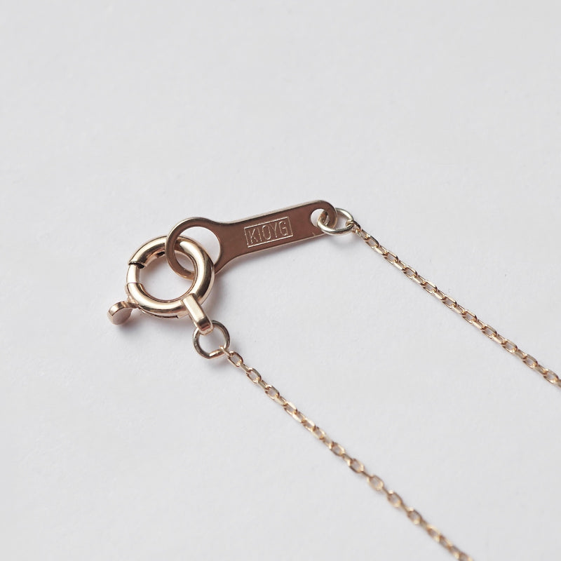 emme/Quartz 10K framed necklace (10K3032)