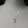 emme/Quartz 10K gold framed necklace (10K3032L)