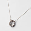 emme/Quartz 10K framed necklace (10K3032)