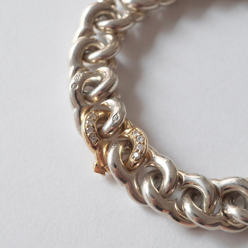 GIFTED / IMPLOSION CURVE CHAIN BRACELETΦ3 YGDC