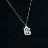 cocoon / open heart necklace プレナイト