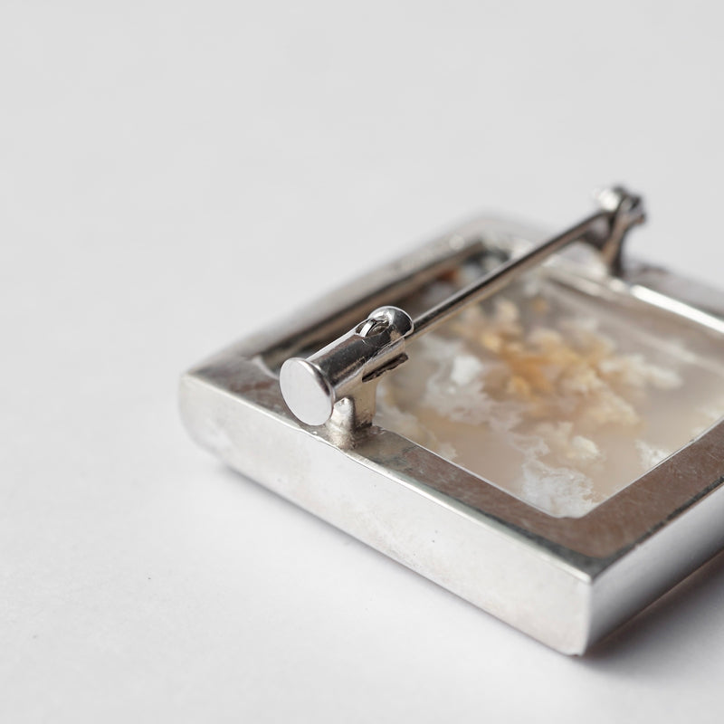 emme/garden quartz brooch (ARG6012)
