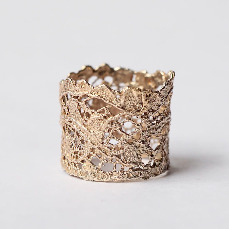 emme / K10 antique lace ring #13 (ORO5010F)