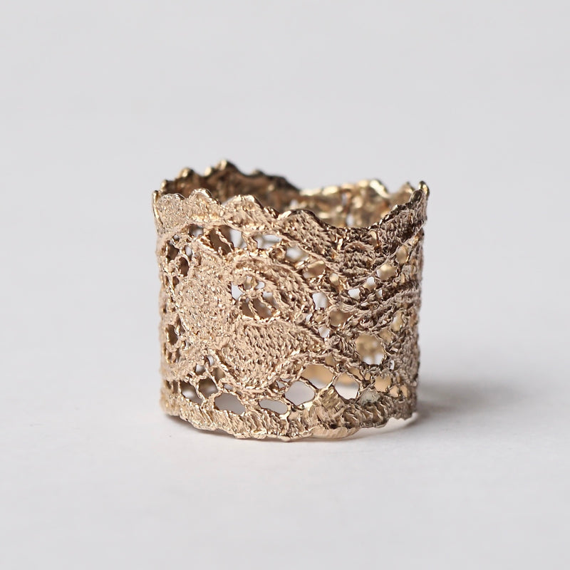 emme / K10 antique lace ring #13 (ORO5010F)