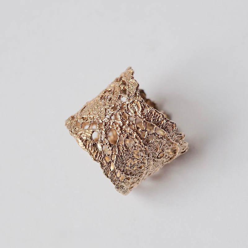 emme / K10 antique lace ring #13 (ORO5010F)
