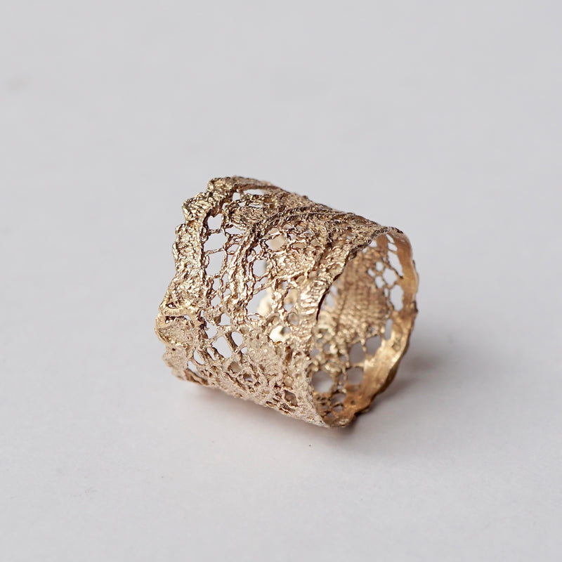 emme / K10 antique lace ring #13 (ORO5010F)