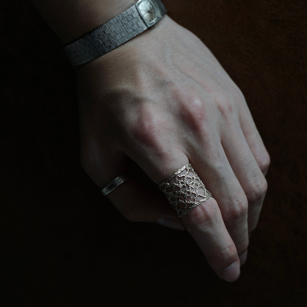 emme / K10 antique lace ring #14 (ORO5010H)